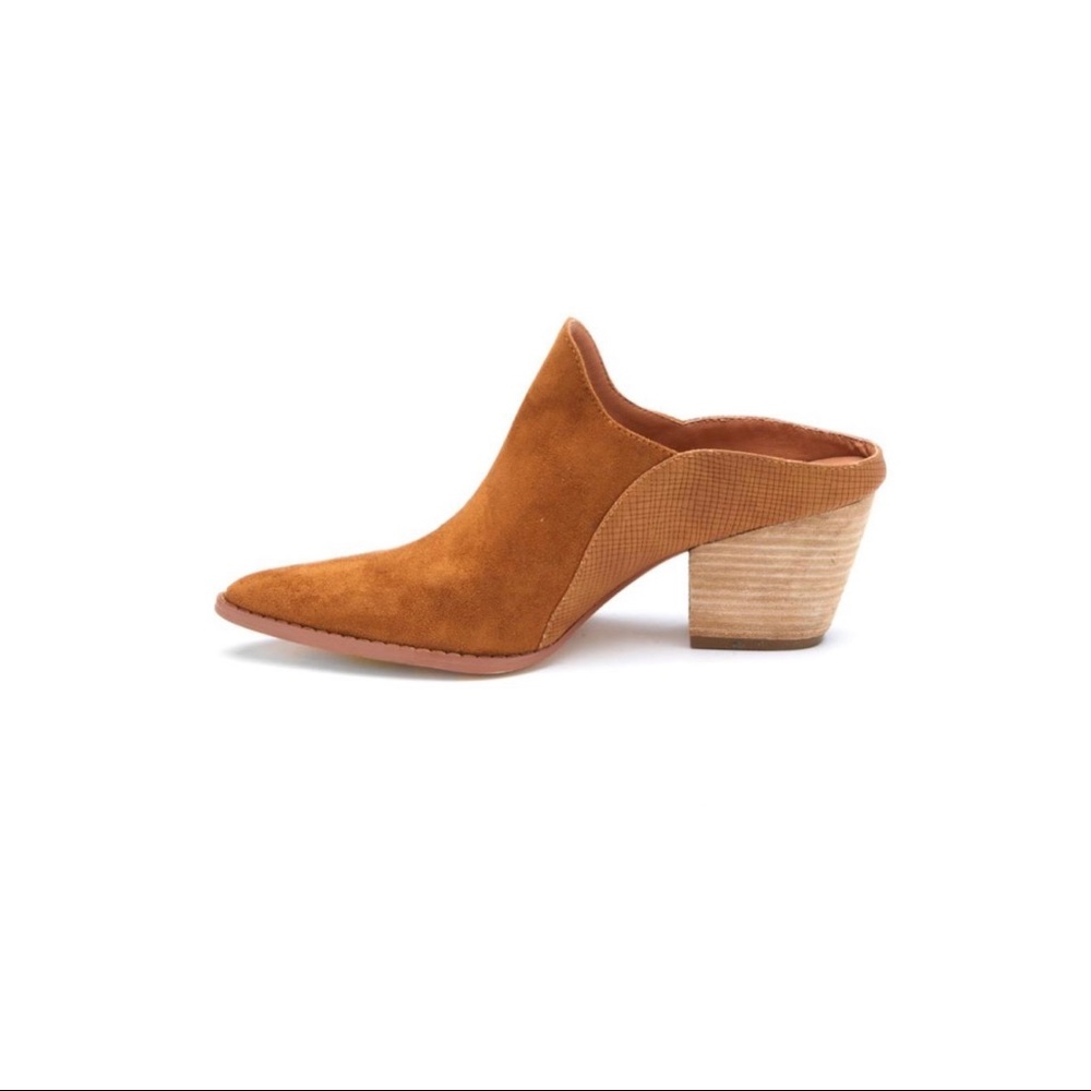 Coconuts by Matisse Tan Suede Mules NWT